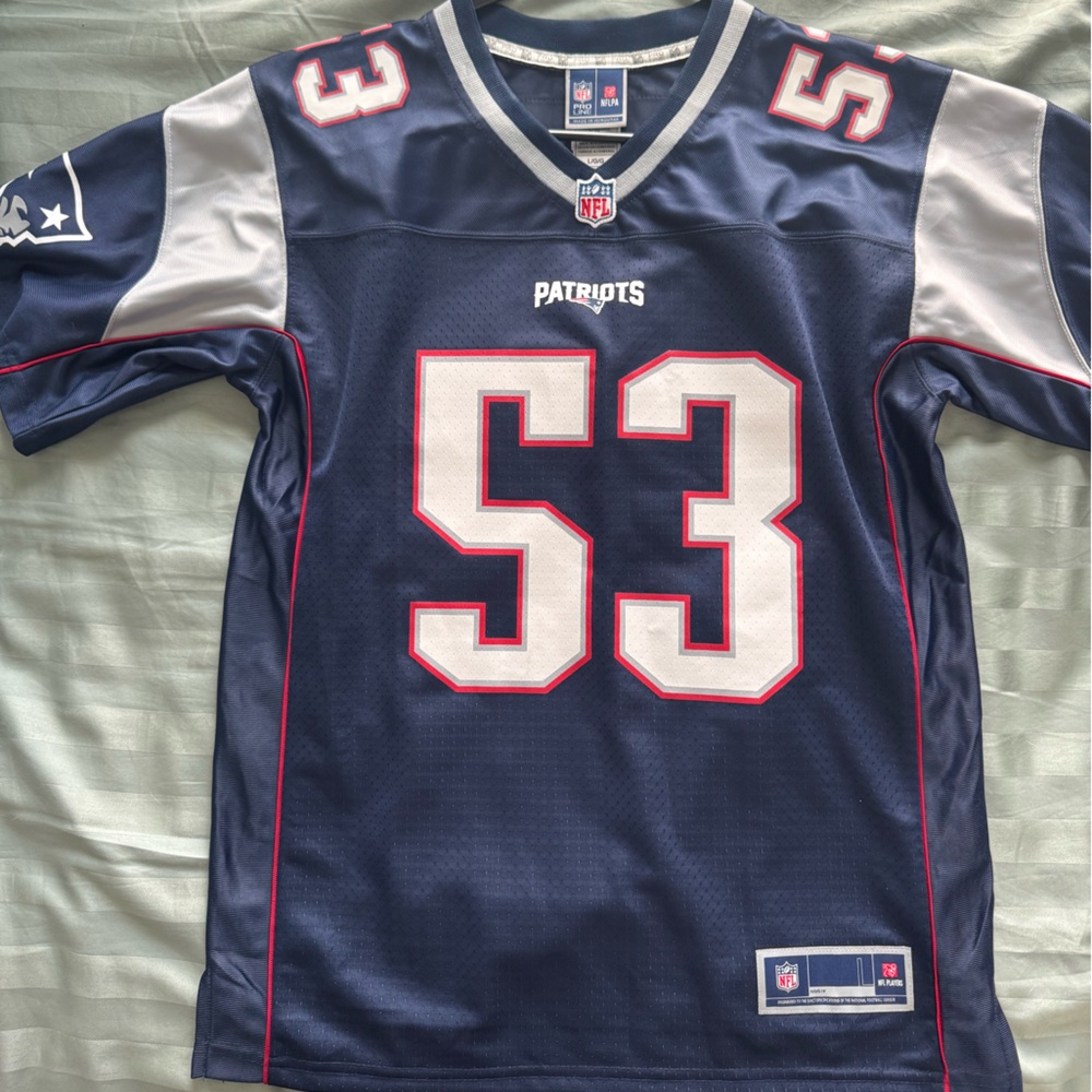 NFL Patriots Jersey #53 - YOUTH LARGE